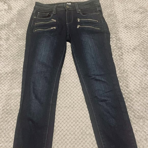 PAIGE EDGEMONT TWIGHLIGHT SKINNY JEANS NWOT - Picture 4 of 7